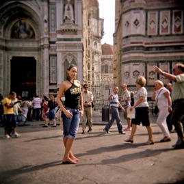 Florenz Duomo Tourists 2