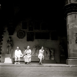 Florence Bargello 3 - ladies on a bench