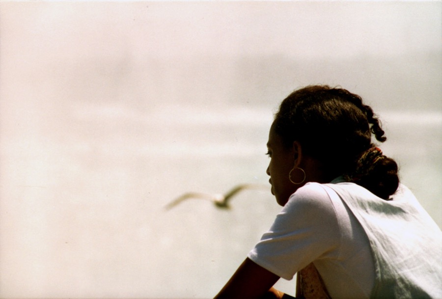 Girl With Seagull. Niagara Falls 1994