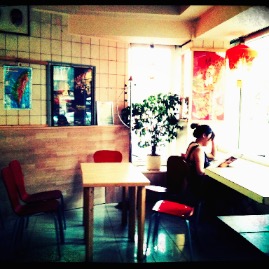Girl in Chinese Diner