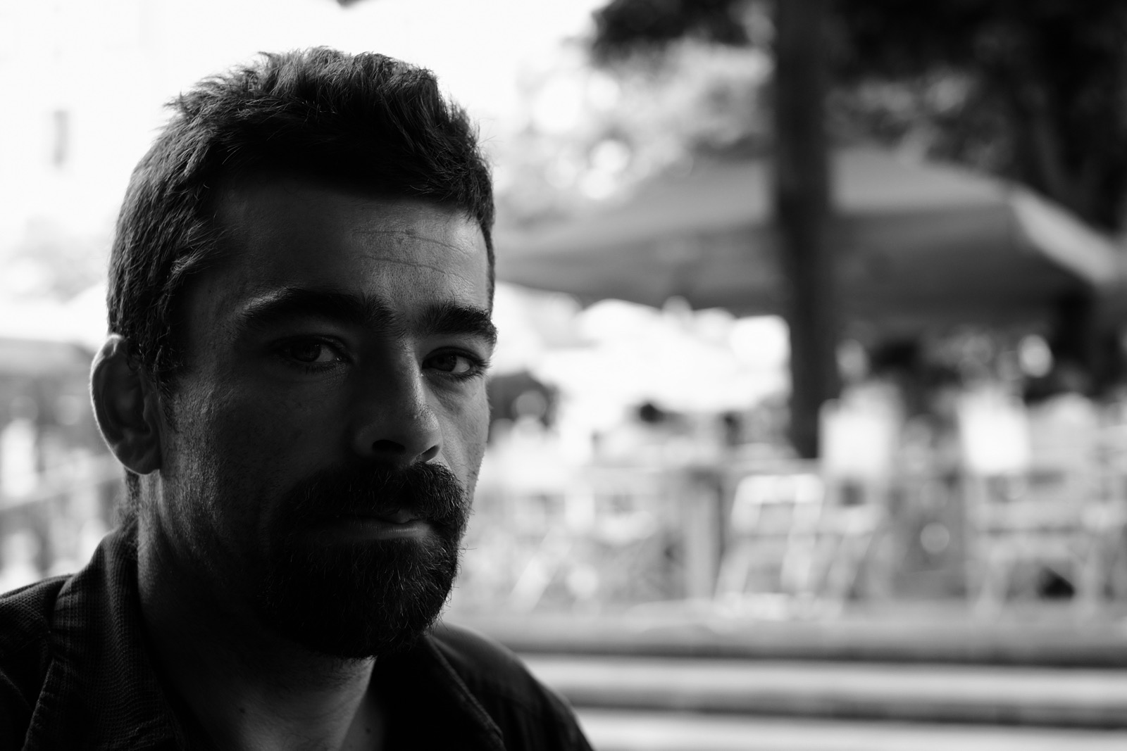S&eacute;verin dans la Cours Julien. Marseille 2015