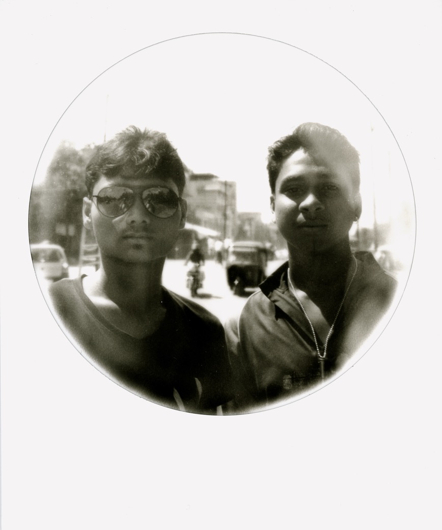 Posing for the Stanger (on a Street in Bhubaneswa)