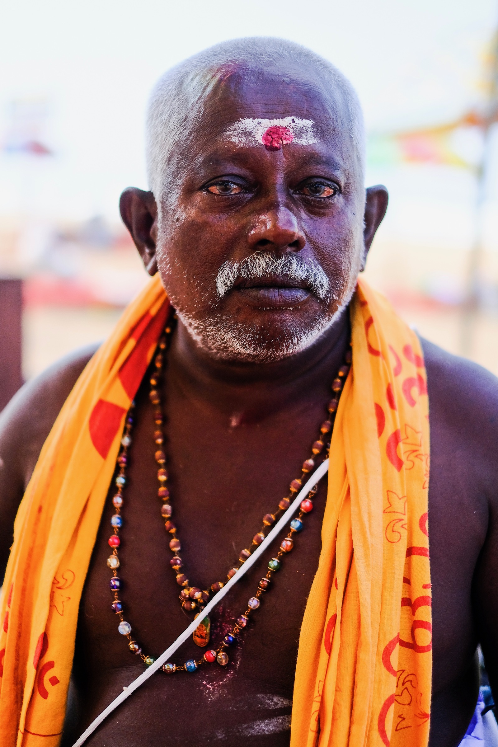 Pandit on the Beach in Varkala