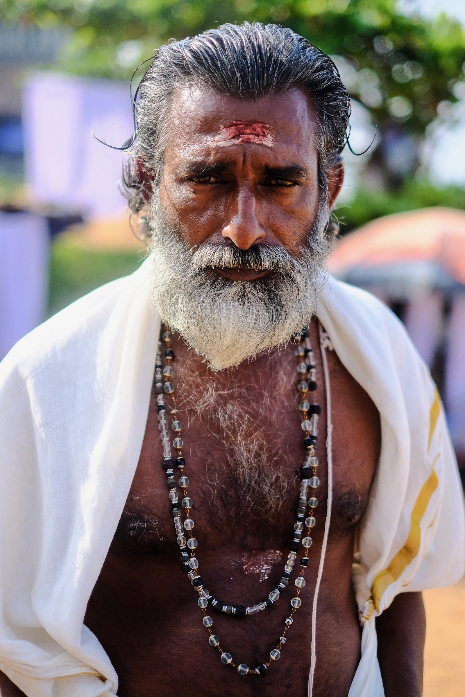 Pandit on the Beach in Varkala