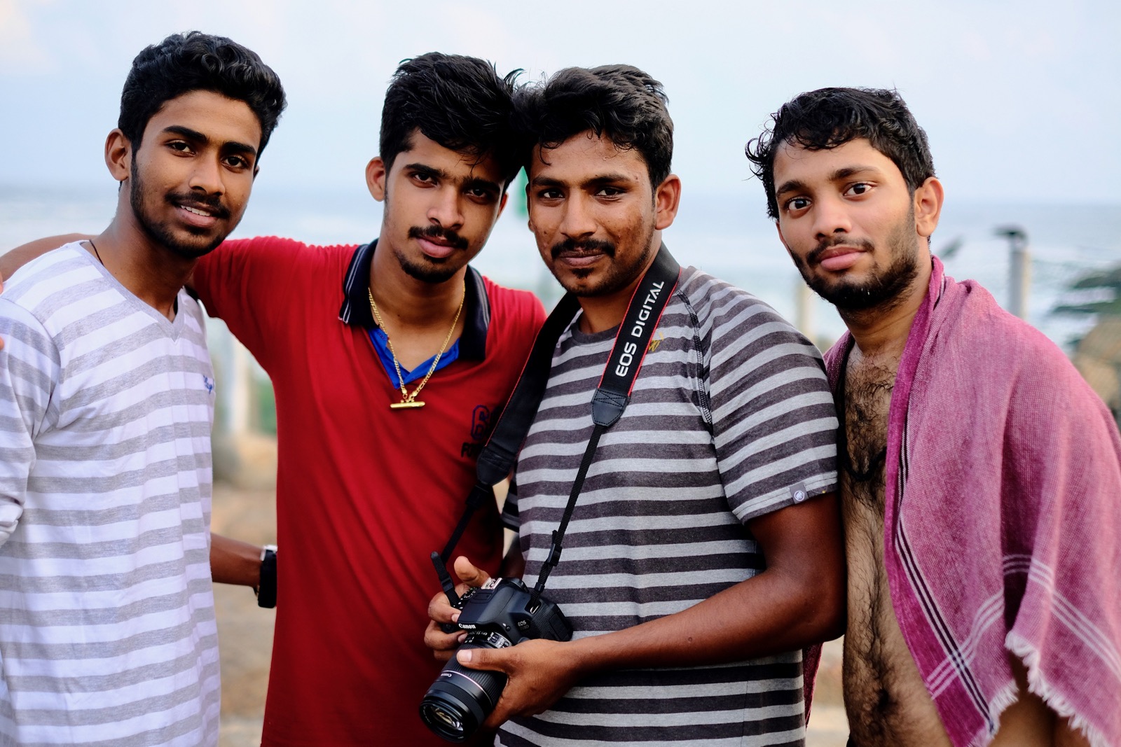 Youths On the Beach in Kovalam