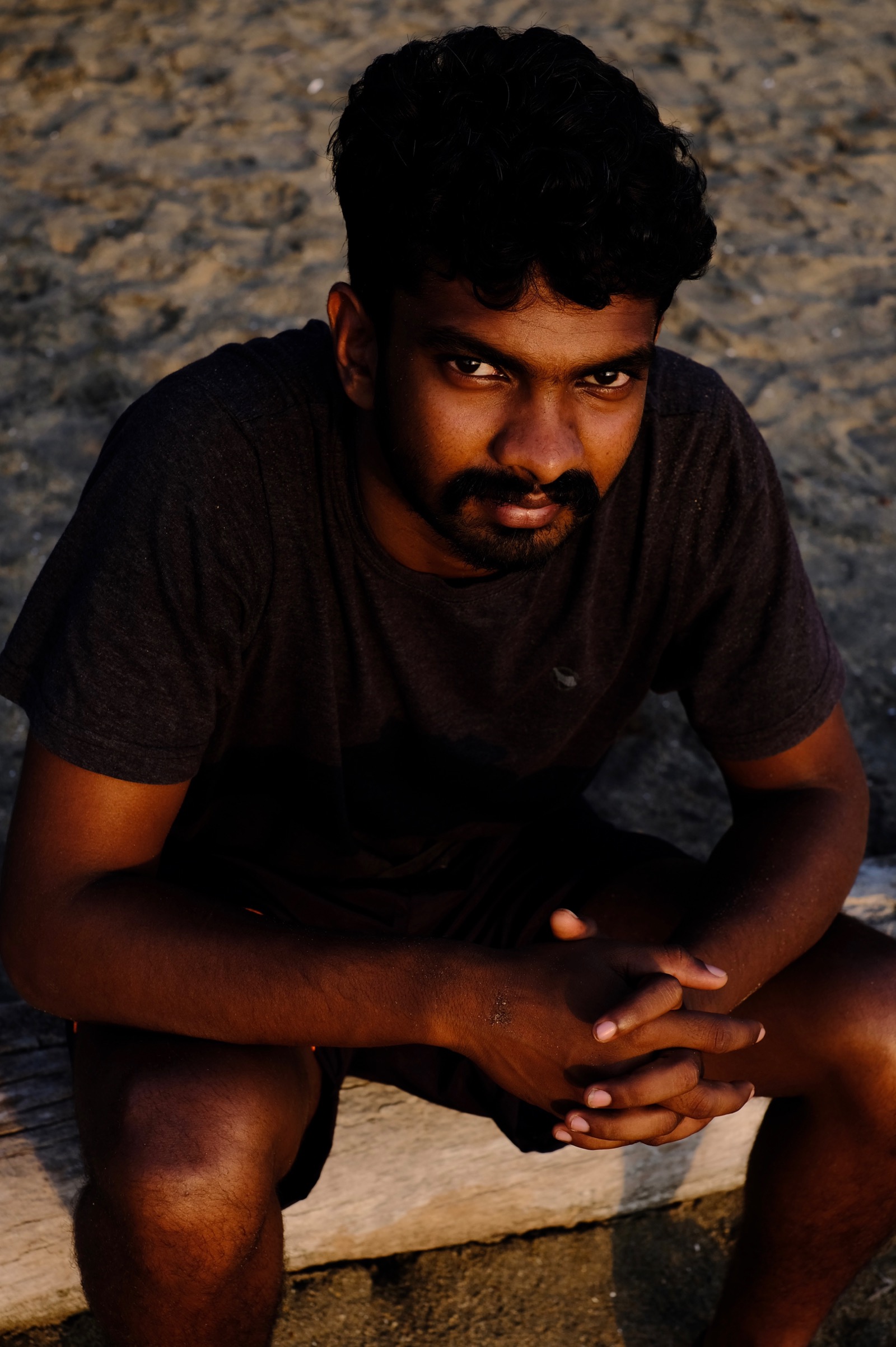 Man On the Cliffs in Varkala