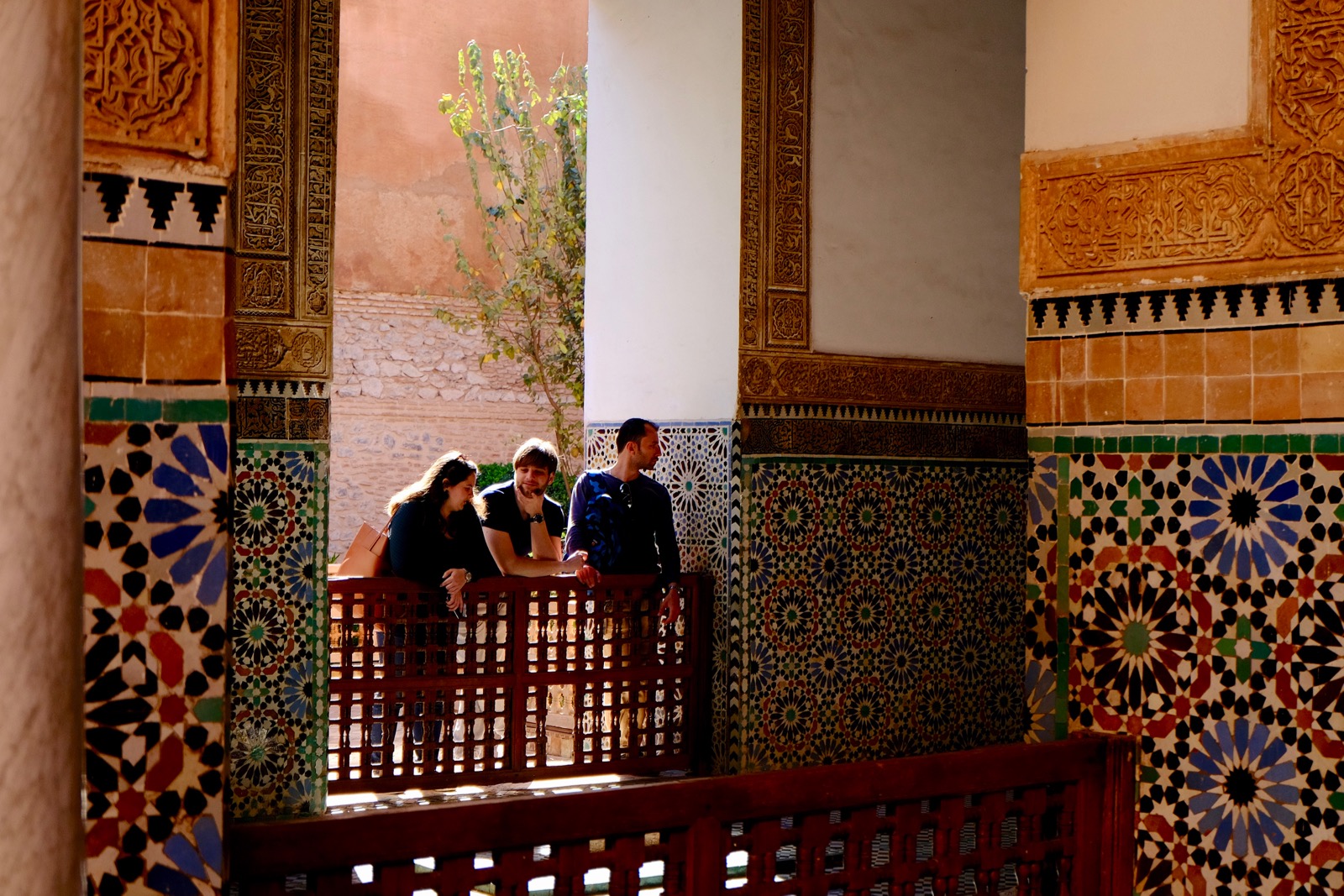 Looking at Tombs (Marrakesh)
