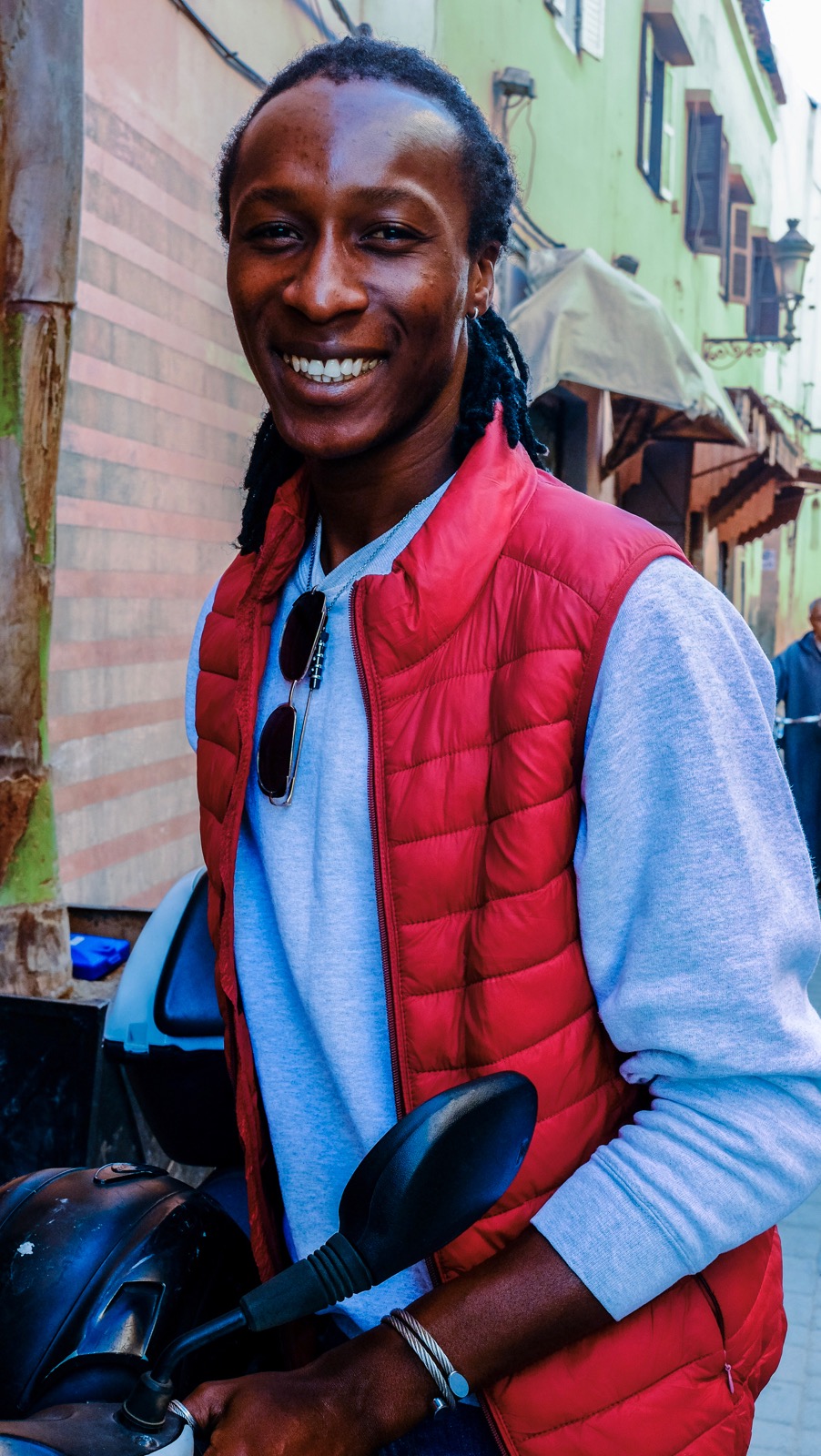 At Last a Smile For the Camera (Marrakesh)