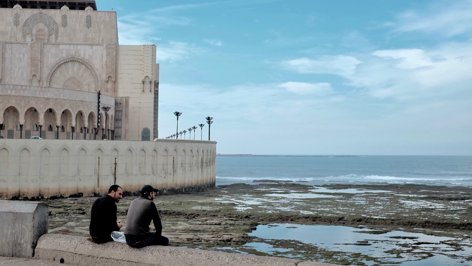 Chilling by the Mosque (Casablanca)