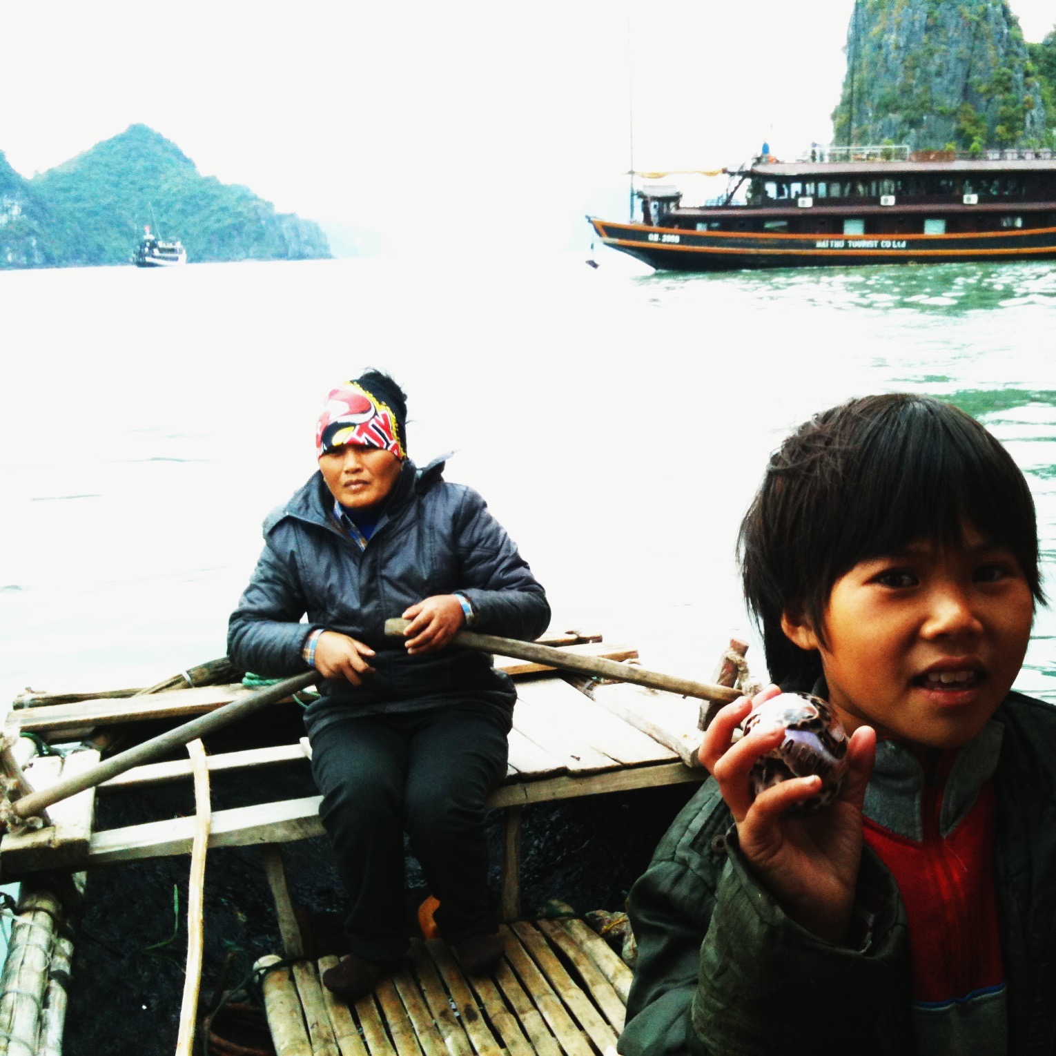 The Sea Shell Seller. Halong Bay 2011