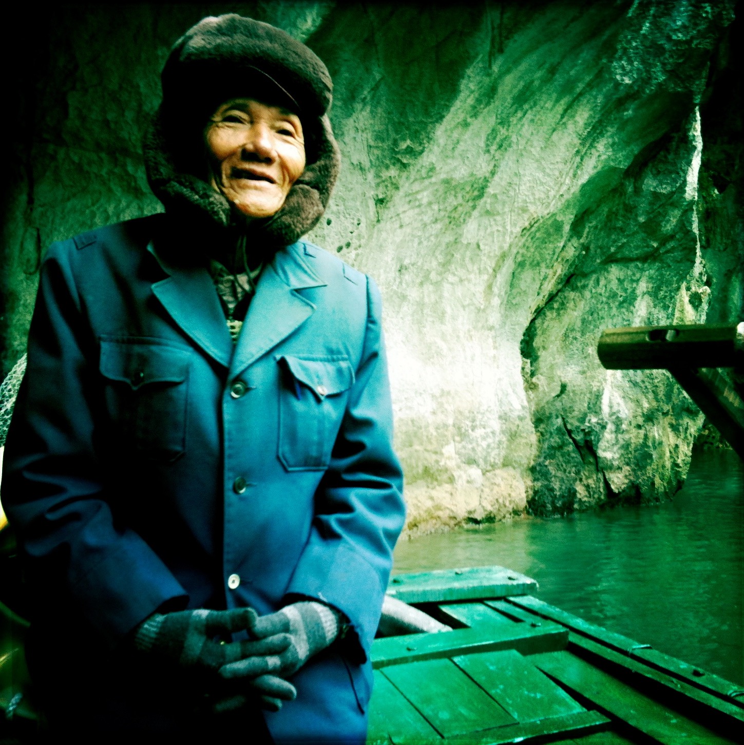 The Boat Rower. Halong Bay 2011